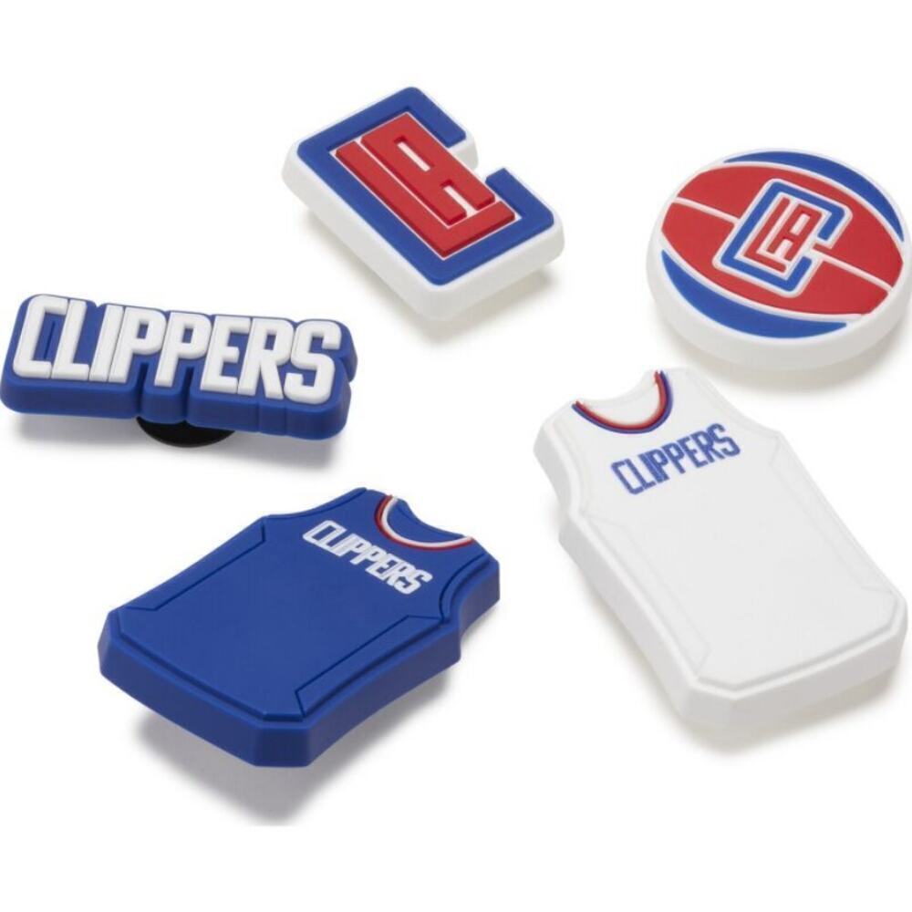 NEW Crocs Jibbitz Nba Los Angeles Clippers 5 Pack